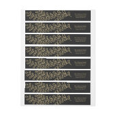 Bande Pour Adresse De Retour Collection Branches Dorées (Feuille)