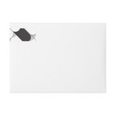 Bande Pour Adresse De Retour Construction Abstraite (tuiles) (Devant)