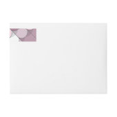 Bande Pour Adresse De Retour Construction Abstraite (tuiles) 2 (Devant)