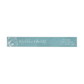 Bande Pour Adresse De Retour Couleur Aquarelle modifiable Floral Spring Wedding (Individuel)