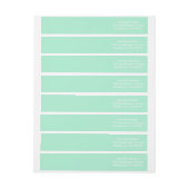 Bande Pour Adresse De Retour Couleur complémentaire exclusive de la Monnaie Lum (Feuille)