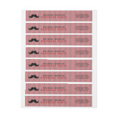 Bande Pour Adresse De Retour Couleur de cirque classique (Feuille)