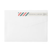 Bande Pour Adresse De Retour Courrier | Adresse de retour de vacances (Dos)