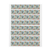 Bande Pour Adresse De Retour Crazy head (Feuille)