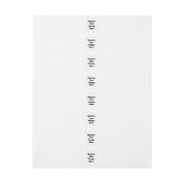 Bande Pour Adresse De Retour Create Your Own white  (Feuille)