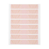 Bande Pour Adresse De Retour Crystal 8 (Feuille)