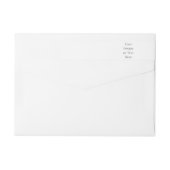 Bande Pour Adresse De Retour Customizable Your Design or Text Here Personalized (Dos)