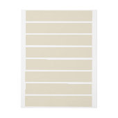 Bande Pour Adresse De Retour Design couleur haut de gamme Pearl (Feuille)
