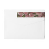 Bande Pour Adresse De Retour Double Blossoming Cherry (Dos)