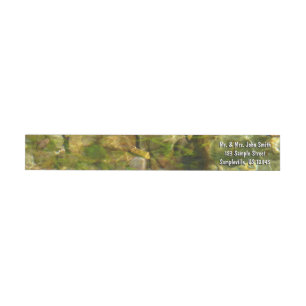 Bande Pour Adresse De Retour Eau de sources chaudes Green-Gold Nature