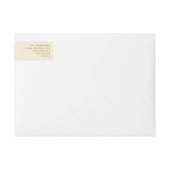 Bande Pour Adresse De Retour Élégance classique enchanteresse Noël (Devant)