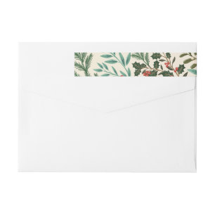 Bande Pour Adresse De Retour Élégance classique enchanteresse Noël