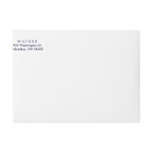 Bande Pour Adresse De Retour Enrouler de diplômé de classique autour de (Devant)