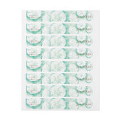 Bande Pour Adresse De Retour Enrouler de Seafoam du dollar de sable autour (Feuille)