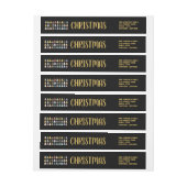 Bande Pour Adresse De Retour Festive Fir Trees, Noël (Feuille)