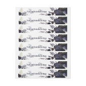 Bande Pour Adresse De Retour Fête du costume Masquerade Bash (Feuille)