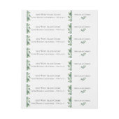 Bande Pour Adresse De Retour Feuillage d'eucalyptus (Feuille)