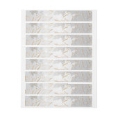 Bande Pour Adresse De Retour Feuilles d'or 3 (Feuille)