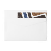 Bande Pour Adresse De Retour Figures géométriques 2 (Dos)