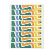 Bande Pour Adresse De Retour Figures géométriques 3 (Feuille)