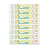 Bande Pour Adresse De Retour Figures géométriques 7 (Feuille)