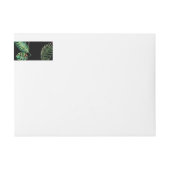 Bande Pour Adresse De Retour Flamants Amour Pattern 4 (Devant)
