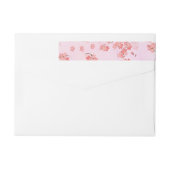 Bande Pour Adresse De Retour Fleur cerise (Dos)