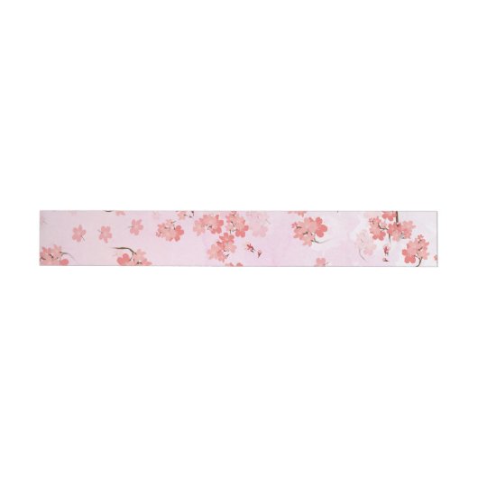 Bande Pour Adresse De Retour Fleur de cerisier (Individuel)