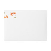 Bande Pour Adresse De Retour Fleurs aquarelles 1 (Devant)