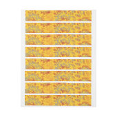 Bande Pour Adresse De Retour Fleurs décoratives 16 (Feuille)