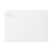 Bande Pour Adresse De Retour Fleurs du jardin (Devant)