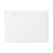 Bande Pour Adresse De Retour Fleurs Motif 10 (Devant)