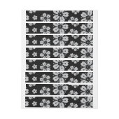 Bande Pour Adresse De Retour Fleurs Motif 6 (Feuille)
