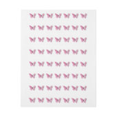 Bande Pour Adresse De Retour Flower Butterfly (Feuille)