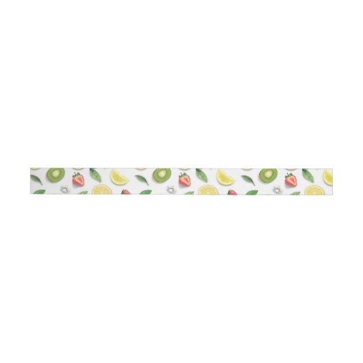 Bande Pour Adresse De Retour Fruits mixtes 4 (Individual)