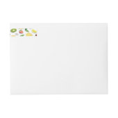 Bande Pour Adresse De Retour Fruits mixtes 4 (Devant)