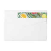 Bande Pour Adresse De Retour Fruits mixtes 7 (Dos)
