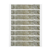 Bande Pour Adresse De Retour Glace glaciaire Texture nature Abstraite (Feuille)