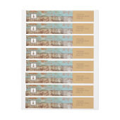 Bande Pour Adresse De Retour Grange d'hiver (Feuille)