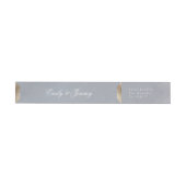 Bande Pour Adresse De Retour Gray Déco Gatsby Mariage (Individuel)