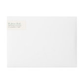 Bande Pour Adresse De Retour Green & Gold Tropical Wits Chaleureux Vacances (Devant)