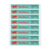 Bande Pour Adresse De Retour Happy Thanksgiving (Feuille)