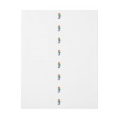 Bande Pour Adresse De Retour Hippocampe polygonal arc-en-ciel (Feuille)