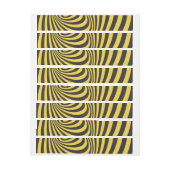 Bande Pour Adresse De Retour Illusion optique 7 (Feuille)