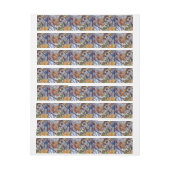 Bande Pour Adresse De Retour Impression camouflage hiver Première Neige (Feuille)