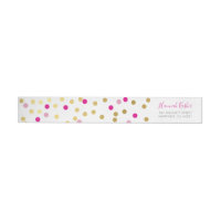 JOLIS SPOTS glamour confetti tache or rose