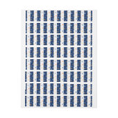 Bande Pour Adresse De Retour Jour et nuit (Feuille)