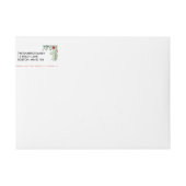 Bande Pour Adresse De Retour Joyeuse collection de baie (Devant)