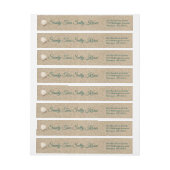 Bande Pour Adresse De Retour Joyeux Noël Turquoise Joyeux Joyeux Joyeux Joyeux (Feuille)