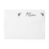 Bande Pour Adresse De Retour Joyeux Noël vintage (Dos)